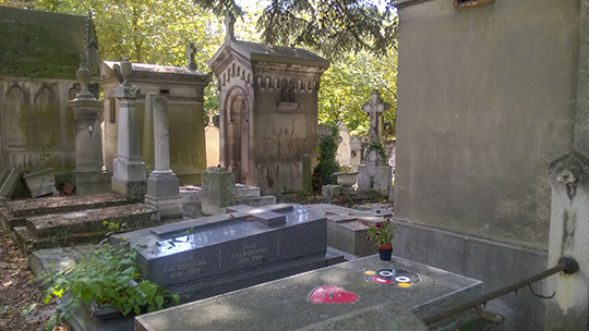 Patrick Kelly gravesite at Père Lachaise Cemetery